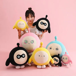 Lusy Store LLC Games Cute Egg Party Plush Toy Sleep Throw Pillow Backrest Pendant Hom Decor Stuffed Dolls Gift Plush