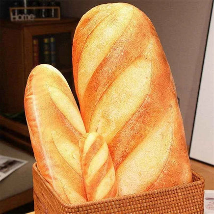3D Simulation Bread Plush Pillow,Soft Butter Toast Bread Food Pillow Lumbar Back Cushion Stuffed Toy for Home Decor