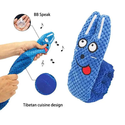 Interactive Snail Dog Toy, Squeaky Sound & Indestructible Plush, Foldable Puzzle Feeder for Chew Resistant Dogs