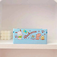 Sanrio Kawaii Hello Kitty My Melody Kuromi Cinnamoroll Desktop Storage Box Foldable Stackable Cosmetic Organizer Desktop Storage 10