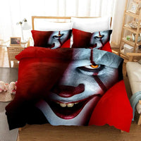 Horror Movie Halloween Duvet Cover Pillowcase 3pcs Digital Printing Comforter Set Soft Comfortable Breathable Bedding Set 3