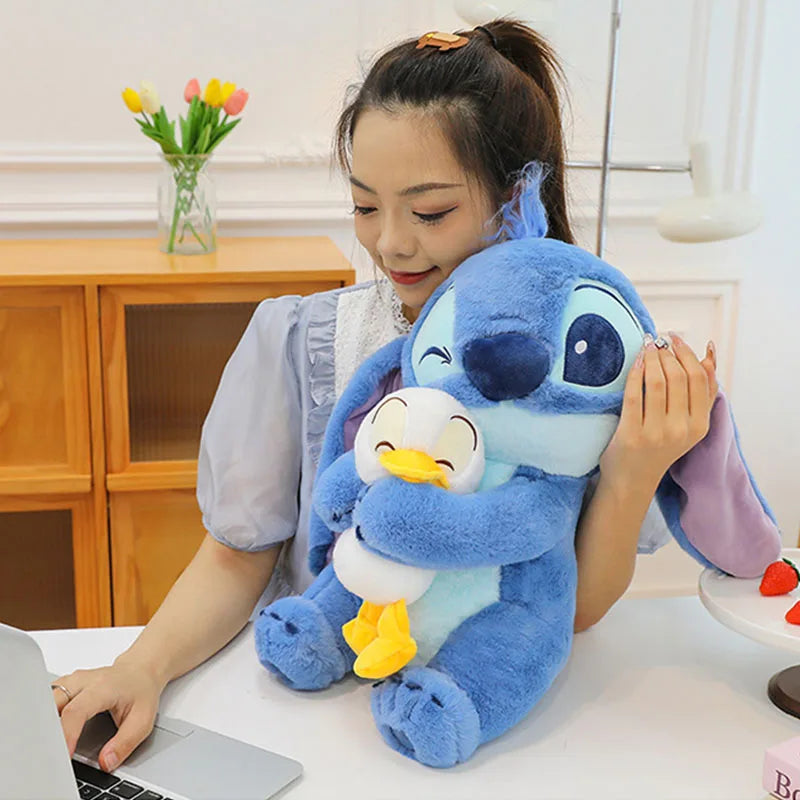 Lusy Store LLC Stitch Lilo Plush Doll with Duck &ndash; Cute Stuffed Toy 12&quot;/18&quot; &ndash; Kawaii Gift &amp; Decoration &ndash; Lusy Store Plush