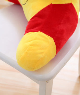 Lusy Store LLC Winnie The Pooh Plush Pillow – Soft Lumbar Seat Cushion & Bedside Backrest Pillow