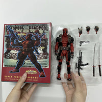 Lusy Store LLC Yamaguchi Revoltech EPIC Deadpool Action Figure Super Hero Figure Toys Collectible Model Doll Gifts Action Figure