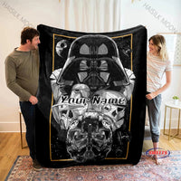 DIY Classic Star-Wars Blanket Custom Name Personalized Blanket Soft Comfortable Shawl Office Four Seasons Blanket Special Gifts Style F