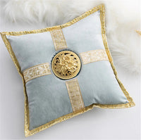 Middle East Luxury Ceramic Incense Burner Pillow Censer Holder Creative Golden Cushion Home Tea House Yoga Accessories 30x30cm Lusy Store