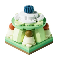 ToylinX Delicious Dessert Building Blocks Sets, Assorted Stem Toys Building Sets for Halloween Gift for Children and Adults. 33300-D with box