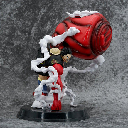 Lusy Store LLC One Piece Luffy Gear 4 Figurine PVC Action Figure 25cm Kid Gift Action Figure