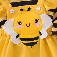 First Halloween Baby Girl Outfit Long Sleeve Romper Ladybug Suspender Skirt Dress Cute Baby Girl Fall Winter Clothes