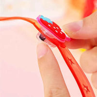 12Pcs Cute Glow Bracelet Toy Kindergarten Prizes Kids Birthday Party Favor Package Pinata Fillers The Perfect GiftFor Kids