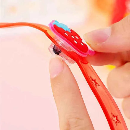 12Pcs Cute Glow Bracelet Toy Kindergarten Prizes Kids Birthday Party Favor Package Pinata Fillers The Perfect GiftFor Kids