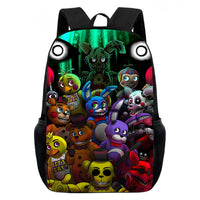 Game F-five N-nights at F-freddy's Child School Backpack with Lunch Bags ,Pencil Bags ,School Bags for Boys Girls XHOO3-SB-0101-A2