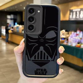 S-Star W-Wars Darth Vader Phone Case For Samsung Galaxy S25 S24 S23 S21 Ultra Plus S24 S23 S21 S20 FE A73 A55 Silicone Cover Black A