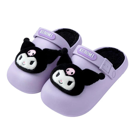 Sanrio Kawaii Cinnamoroll Women’s Slippers with Hello Kitty and Kuromi Kuromi 36-37