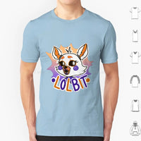 Lolbit T Shirt Cotton Men Women DIY Print Fnaf Lolbit Game Horror Five Nights At Video Game Fnaf Lolbit Animatronic Cute M-Tee-Sky Blue