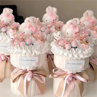 Hello Kitty Plush Doll Bouquet Cute Soft Fashion Plush Flower Room Decoration Gifts 2