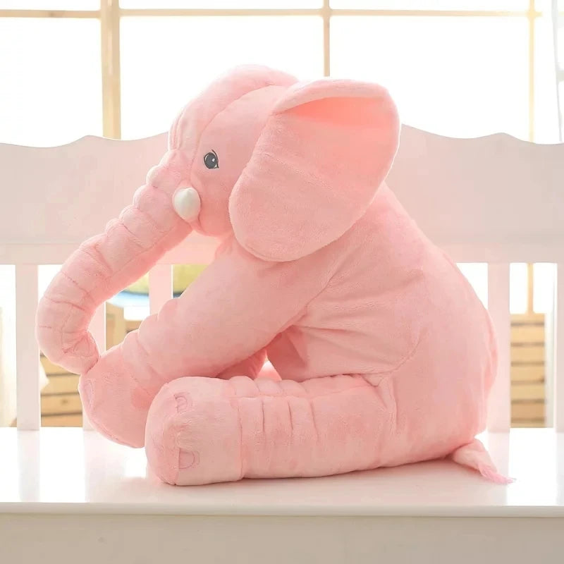 Lusy Store LLC Large Elephant Plush Toy &ndash; Soft Stuffed Pillow &amp; Cushion (16in/24in) | Lusy Store Stuffed Animal