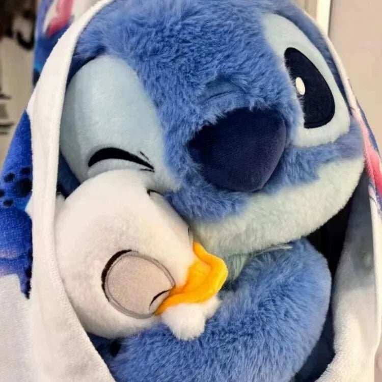 Lusy Store LLC Stitch Lilo Plush Doll with Duck &ndash; Cute Stuffed Toy 12&quot;/18&quot; &ndash; Kawaii Gift &amp; Decoration &ndash; Lusy Store Plush