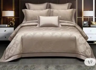 Premium Egyptian Cotton Jacquard Duvet Cover set Luxury Extra King US Queen King 4/6Pcs Bedding set Comforter Cover Bed sheet Lusy Store
