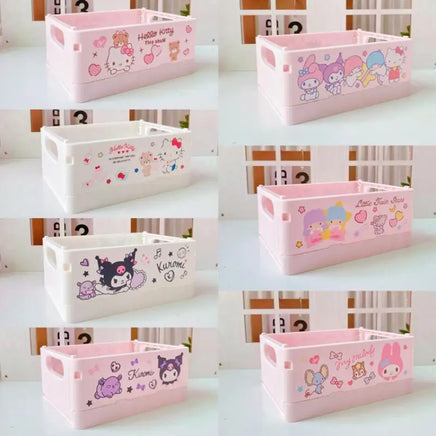 Sanrio Hello Kitty Foldable Desk Organizer Basket