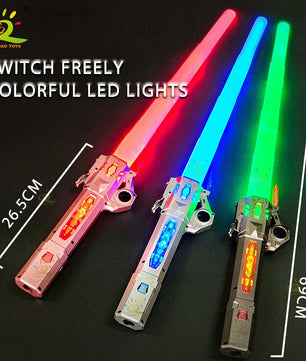 Retractable Lightsaber Finger Rotating Laser Sword Flash Luminous Soundfont Force FX FOC Blaster Cosplay Battle Toy for Children Lusy Store