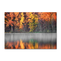 Autumn Decoration Canvas Poster Yellow Leaves Fall View Wall Art Print Pumpkin Painting Halloween Picture Living Room Home Decor 2