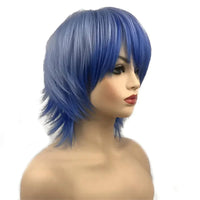 StrongBeauty Halloween Wig Blue Assassination Classroom Akabane Karma Cosplay Wigs Red Synthetic Hair color2520-1001-402 6inches