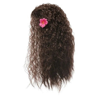 Girl Princess Elsa Anna Wig Kid Halloween Party Carnival Disguised Belle Wednesday Mermaid Rapunzel Aurora Snow White Ariel Hair Moana