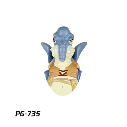 Star Wars Mandalorian Mini Robot Figure Toy - Han Solo, C-3PO, Leia, Darth Vader, Boba Fett Blocks PG735