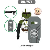 Star Wars Mandalorian Mini Robot Figure Toy - Han Solo, C-3PO, Leia, Darth Vader, Boba Fett Blocks XH1977