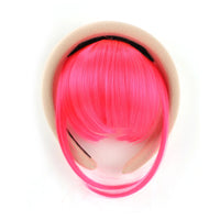 Front Hair Bangs Hair Synthetic Extensions With Magic Paste hair Bands Bangs Wigs Synthetic Wigs Headband for Halloween 2315 6inches CHINA