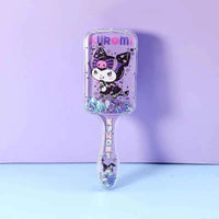 Cartoon Sanrio Air Cushion Comb Kuromi Cinnamoroll MyMelody Anime Girl Kawaii Comb Cartoon Square Massage Comb Accessories style 6