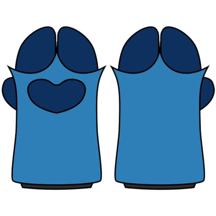 Unisex Cosplay Gloves Cartoon Sheep Hoof Shape Plush Gloves Halloween Mittens Furry Cuffs Gloves for Carnivals Party 4