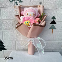 Kuromi My Melody Cinnamoroll Hello Kitty Plush Bouquet Woman Valentine's Day Girls Christmas Gifts My Melody-20