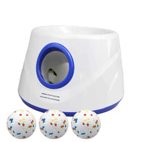 Automatic Dog Ball Launcher Dog Fetch Machine for Small to Medium Sized Dogs,3 Launch Distances, Ball Launcher for Dog Toys blue 3 Ball