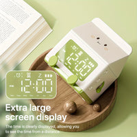 2025 Milk Box Digital Alarm Clock - Cute LED Date Display with Countdown, Multifunctional Bedside Table Clock for Home Office Lusy Store