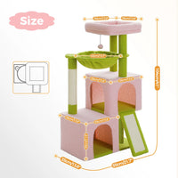 Large Cat Tree & Condo for Indoor Cats G as picture