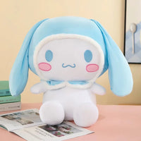 25cm Anime Sanrio Plush Doll Toys Kawaii Hello Kitty Kuromi My Melody Cinnamoroll Cartoon Cute Plush Stuffed Toy Kids Gifts Cinnamoroll F