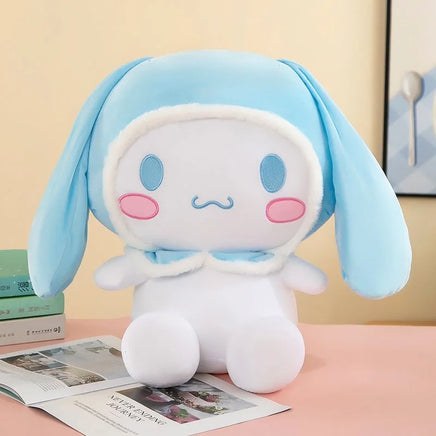 25cm Anime Sanrio Plush Doll Toys Kawaii Hello Kitty Kuromi My Melody Cinnamoroll Cartoon Cute Plush Stuffed Toy Kids Gifts Cinnamoroll F