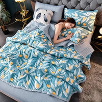 Quilted Spring Summer Quilt Soft Lightweight Duvet Summer Blanket Queen Breathable Blankets Comfortable Washable Double Quilts Lusy Store