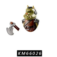 Star Wars Mandalorian Mini Robot Figure Toy - Han Solo, C-3PO, Leia, Darth Vader, Boba Fett Blocks KM66026