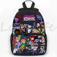 Fnf Game Friday Night Funkin Backpack for Boys Girls 3D Anime School Backpacks Children Bookbag 16 Inch Travel 22