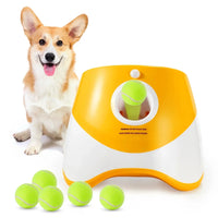 Catapult For Dogs Ball Launcher Dog Toy Tennis Ball Launcher Jumping Ball Pitbull Toys Tennis Ball Machine Automatic Throw Pet orange