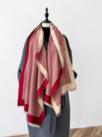 Lusy Store 2024 Winter Women Cashmere Scarf Thick Warm Pashmina Shawls Wraps Floral  Jacquard Lady Blanket Echarpe Bufanda Female New 