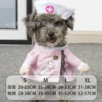 Funny Pet Dog Cosplay Clothes Novelty Puppy Halloween Costumes Sweatshirt Christmas Festival Party Outfit Pet Dress Accessories J