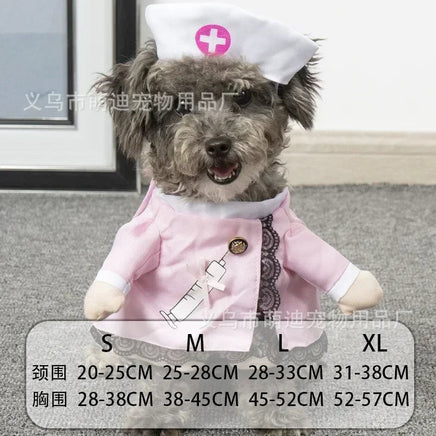 Funny Pet Dog Cosplay Clothes Novelty Puppy Halloween Costumes Sweatshirt Christmas Festival Party Outfit Pet Dress Accessories J