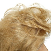 Synthetic Long Blonde Mullet Wig Machine Made for Men 70s 80s Costume Fancy Party Curly Punk Rocker Halloween Costumes Male Use