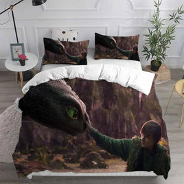 How to Train Your Dragon Bedding Sets Comforter Quilt Bed Cover Duvet Cover Pillow Case 2-3 Pieces Sets Kids Adult Size Lusy Store