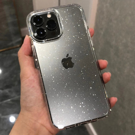 Luxury Clear Glitter Case For iPhone 16 15 14 13 12 11 Pro Max X XS Max XR 7 8 Plus Soft Transparent Silicone Cover Lusy Store
