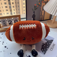 Rugby Plushies Plush Dolls Toys Cute Stuffed Animals Plush Toy Pillow Bedroom Decoration Gift Brown 18cm